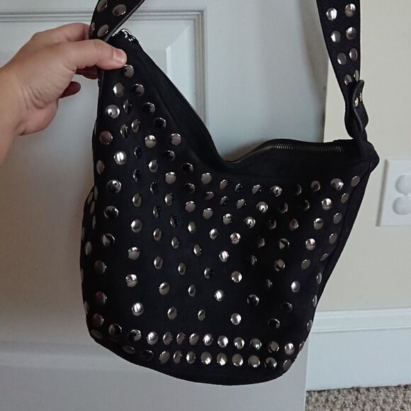 Rebecca Minkoff Studed pebble Crossbody Bag - Picture 3 of 13